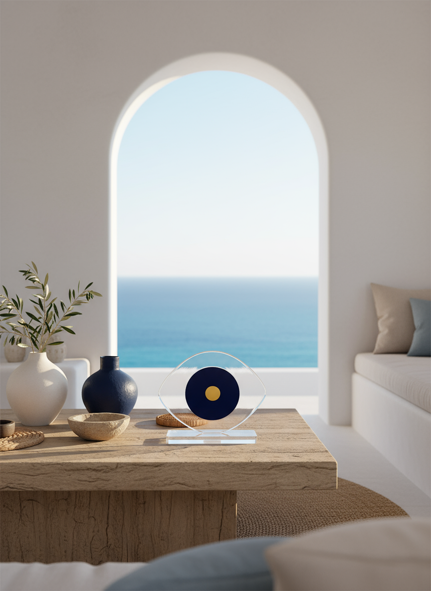 Επιτραπέζιο γούρι μάτι Iris από plexiglass – So Cute by Dimi