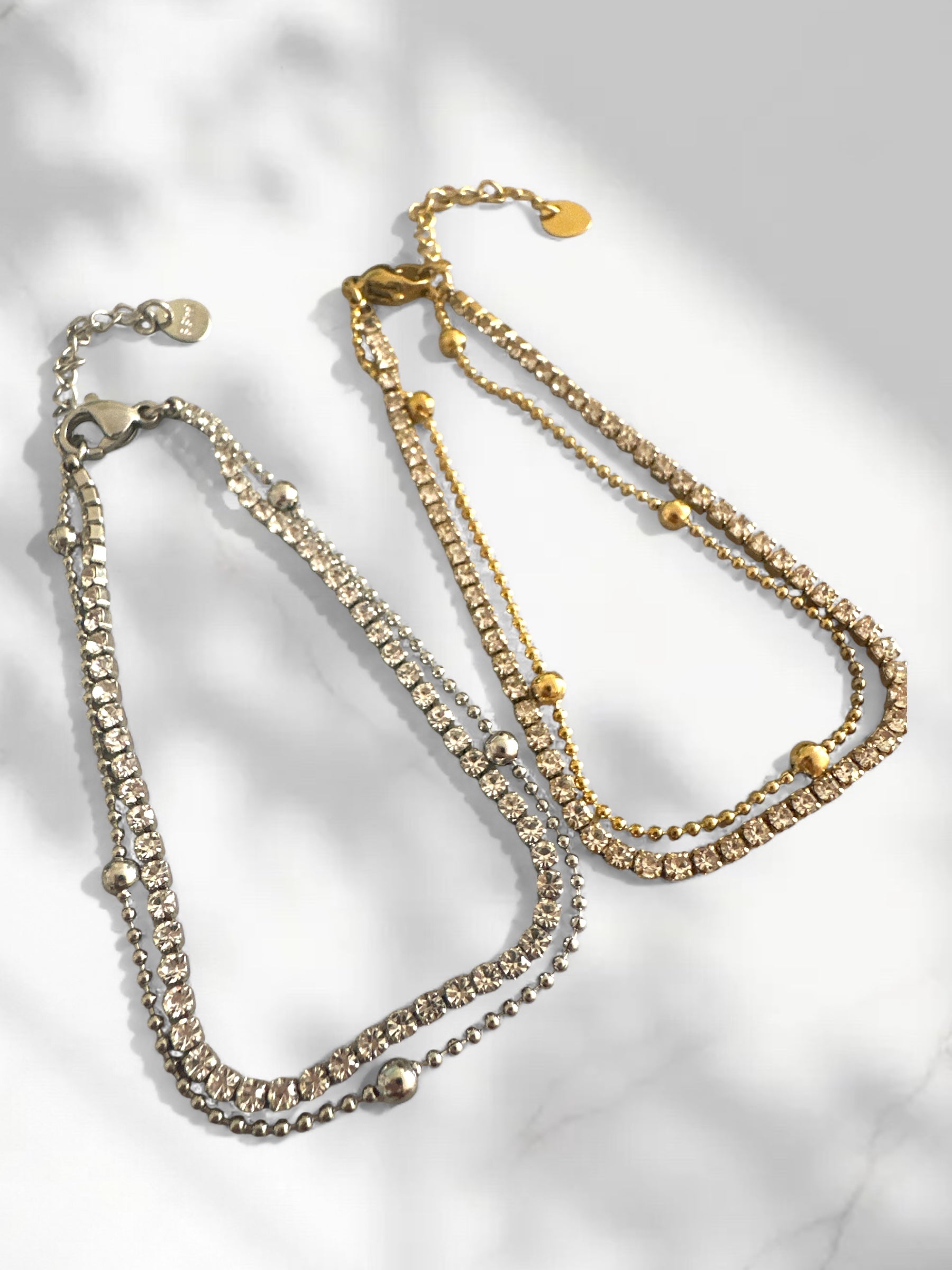 Ατσάλινο Βραχιόλι “Double Shine” - So Cute by Dimi