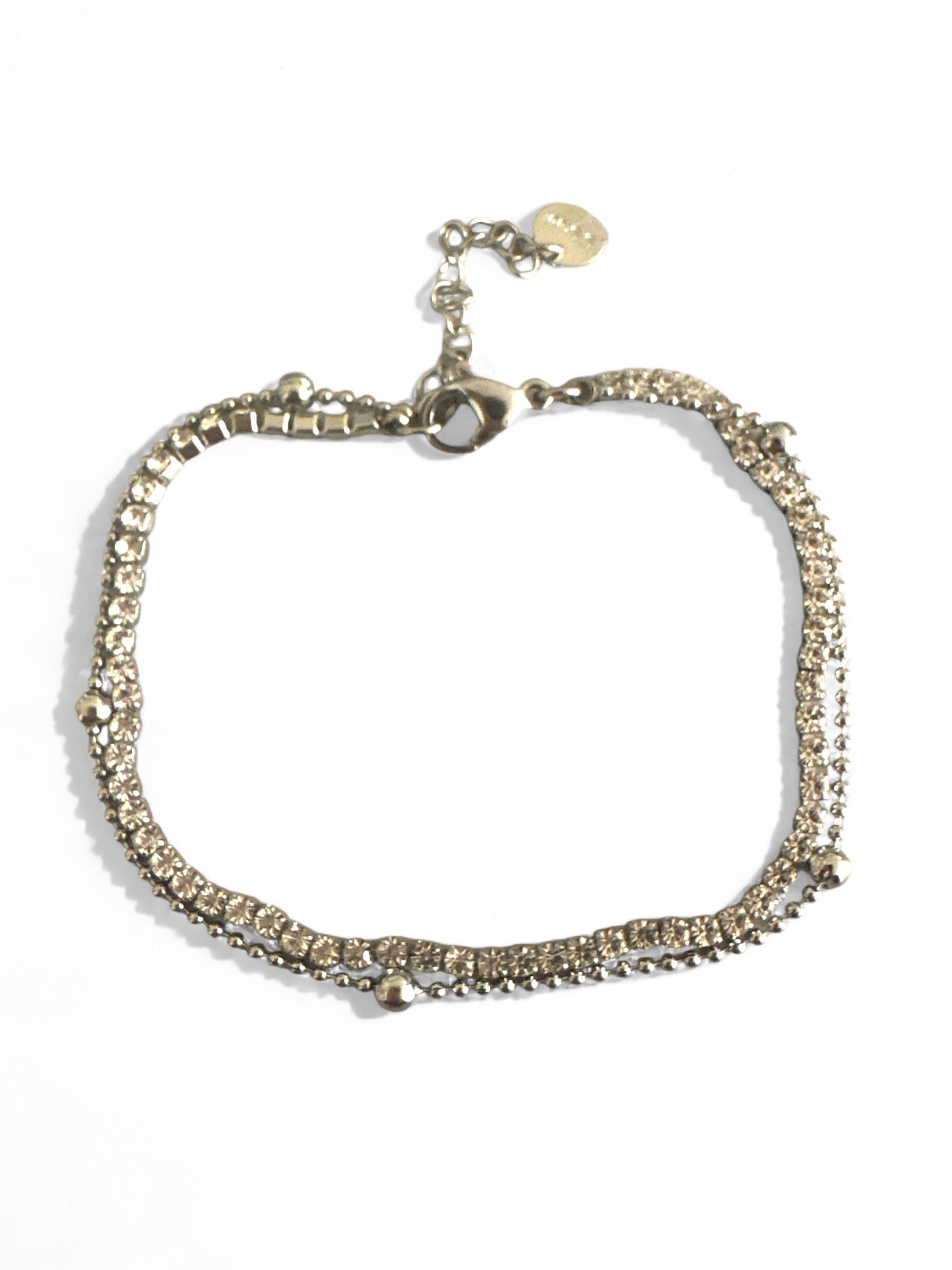 Ατσάλινο Βραχιόλι “Double Shine” - So Cute by Dimi