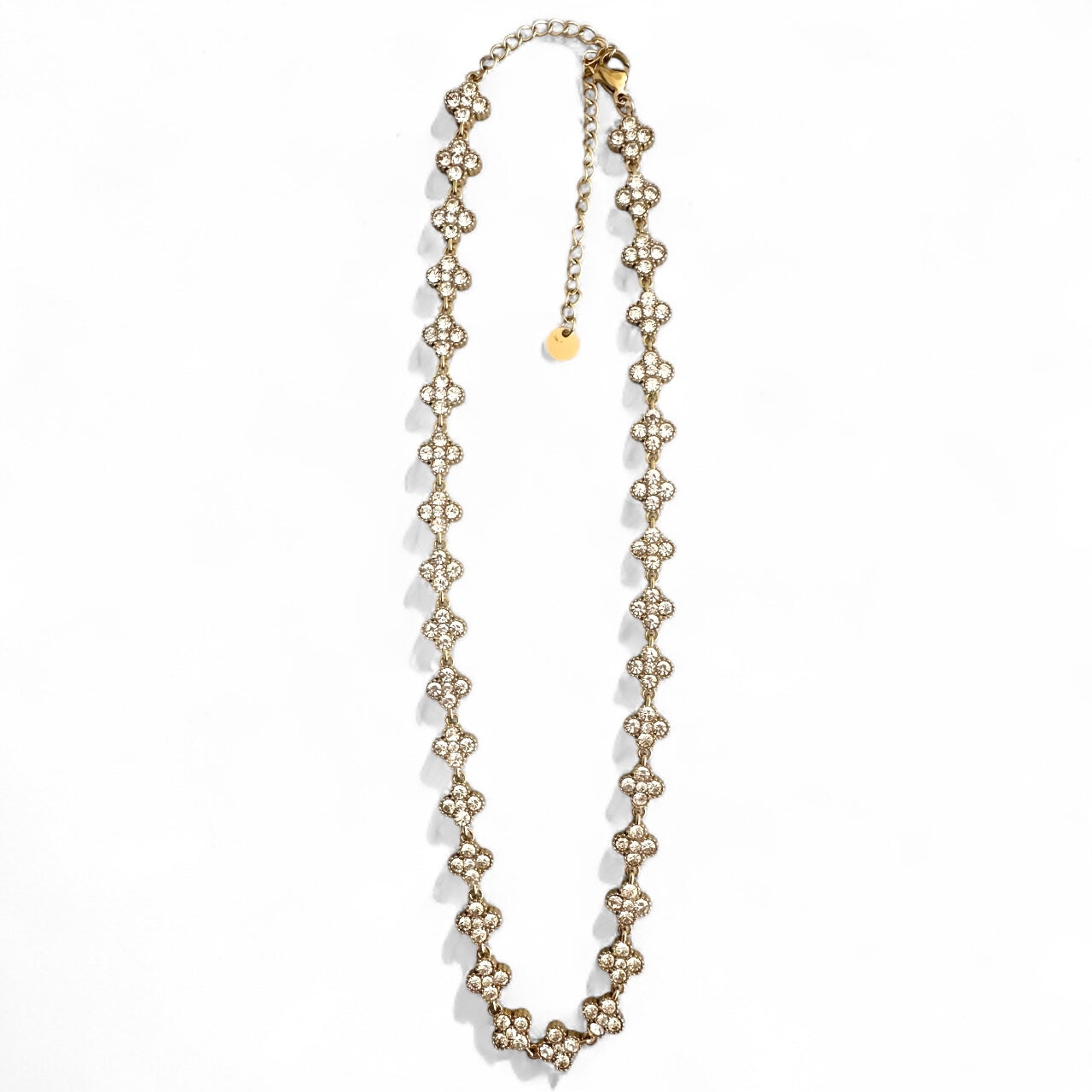 Κολιέ τσόκερ Crystal Cross από ατσάλι με σταυρούς ζιργκόν σε 3 χρώματα – So Cute by Dimi