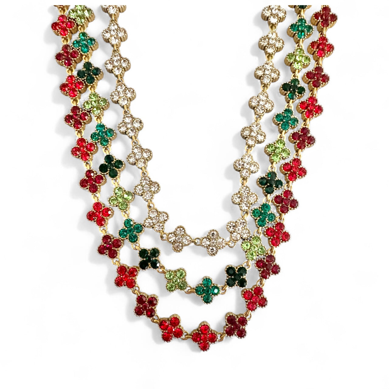 Κολιέ τσόκερ Crystal Cross από ατσάλι με σταυρούς ζιργκόν σε 3 χρώματα – So Cute by Dimi