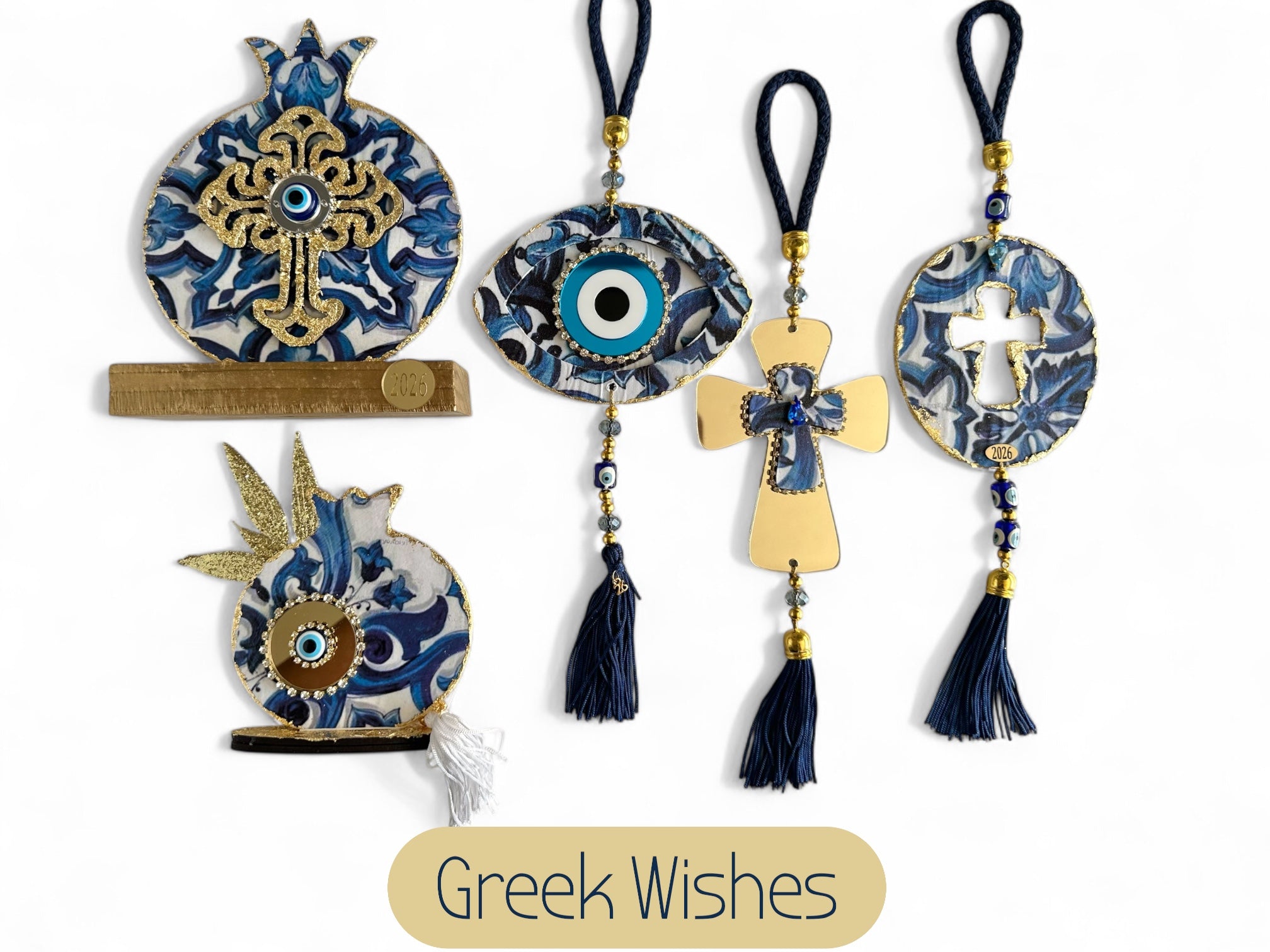 Χειροποίητα γούρια συλλογή Greek Wishes– λιανική So Cute by Dimi