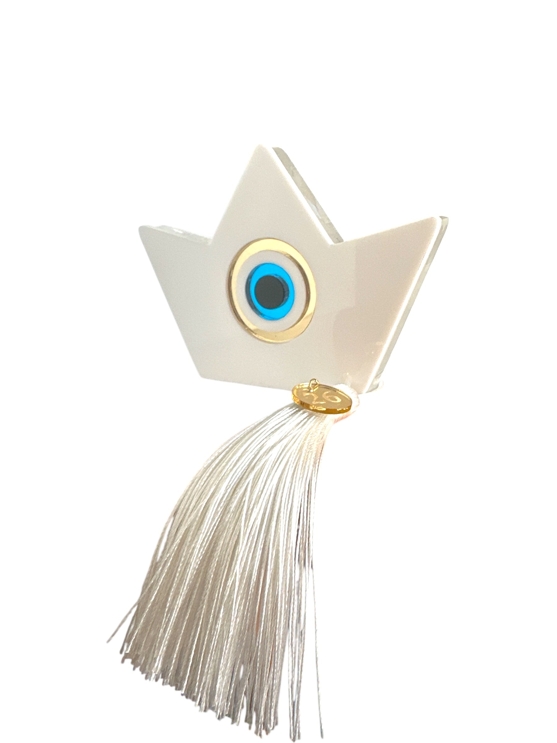 Γούρι επιτραπέζιο καραβάκι με μάτι και φούντα – So Cute by Dimi