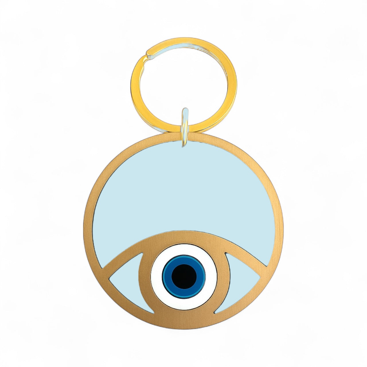Μπρελόκ Plexiglass Μάτι – Χειροποίητο Charm Προστασίας - So Cute by Dimi