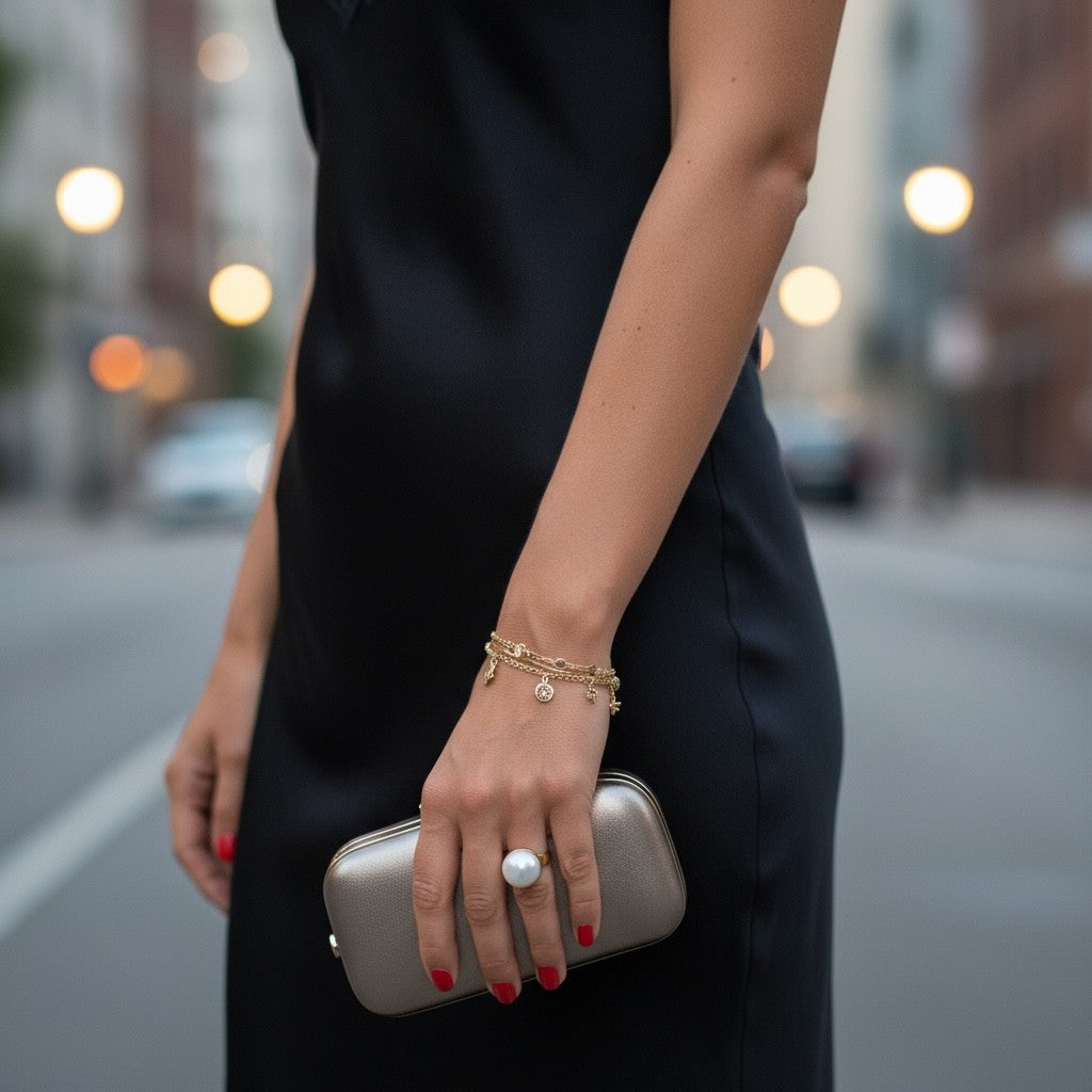 Pearl Dome Ring – Ατσάλινο Δαχτυλίδι με Μεγάλη Πέρλα | So Cute by Dimi