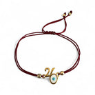 Βραχιόλι γούρι 2026 με ματάκι και χρωματιστό κορδόνι – So Cute by Dimi