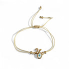 Βραχιόλι γούρι 2026 με ματάκι και χρωματιστό κορδόνι – So Cute by Dimi