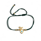 Βραχιόλι γούρι 2026 με ματάκι και χρωματιστό κορδόνι – So Cute by Dimi