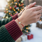 Βραχιόλι γούρι 2026 με ματάκι και χρωματιστό κορδόνι – So Cute by Dimi