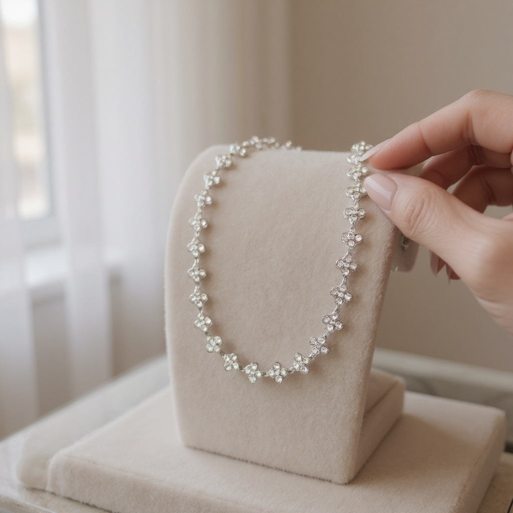 Crystal Cross Choker – Κολιέ Τσόκερ με Σταυρούς Ζιργκόν - So Cute by Dimi