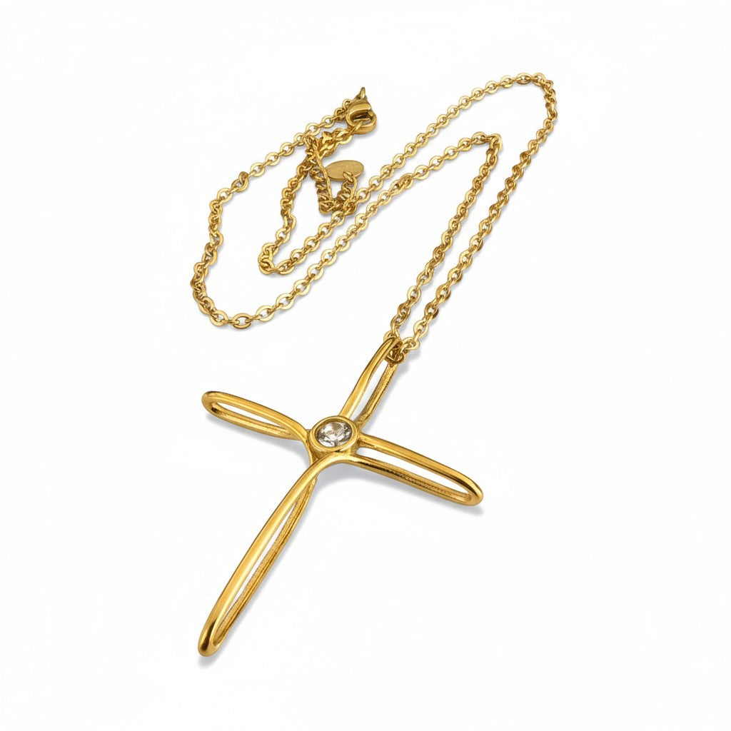 Starlume Necklace – Κολιέ Αστέρι με Ζιργκόν σε Χρυσό & Ασημί | So Cute by Dimi