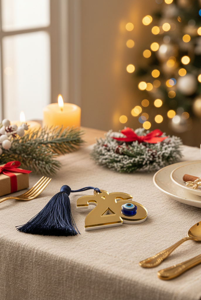 Συμβολικό Γούρι 2026 με Φούντα – Lucky Charm | So Cute by Dimi