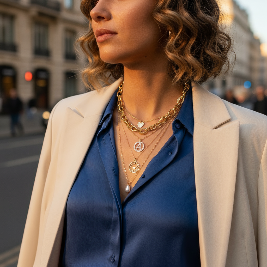 Chunky Loop Chain Necklace – Ατσάλινο Κολιέ με Χοντρούς Κρίκους | So Cute by Dimi