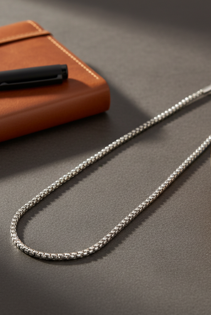 Ανδρική ατσάλινη αλυσίδα 60cm – So Cute by Dimi