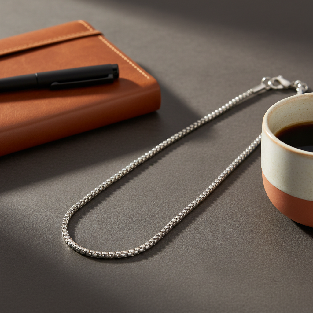Ανδρική ατσάλινη αλυσίδα 60cm – So Cute by Dimi