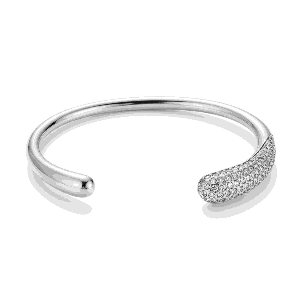 Βραχιόλι “Glow Curve” – Ατσάλινο με ζιργκόν σε χρυσό ή ασημί | So Cute by Dimi