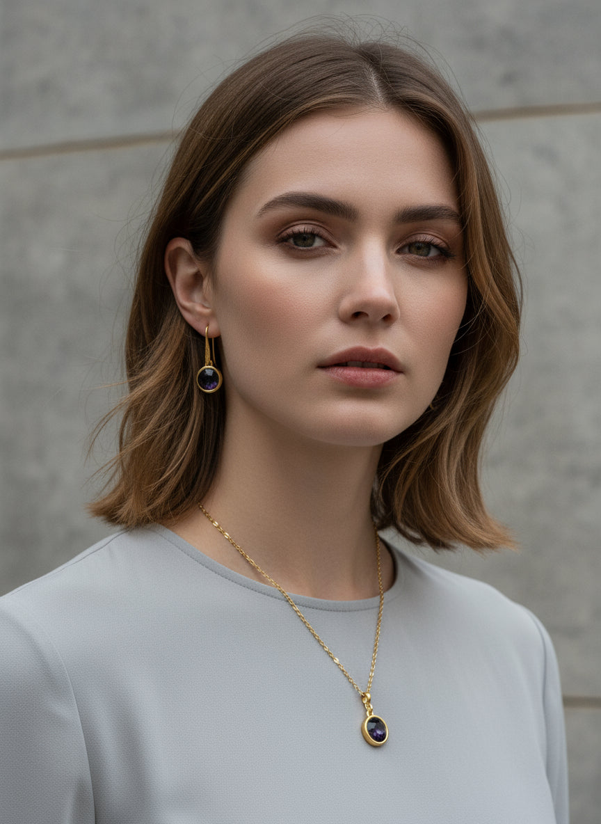 Σκουλαρίκια Crystal Dot - So Cute by Dimi