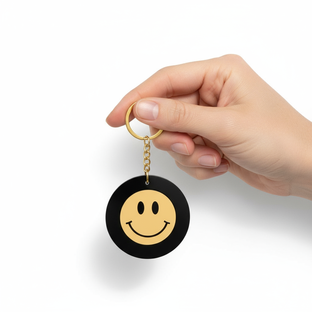 Χειροποίητο Μπρελόκ Smiley Mood - So Cute by Dimi