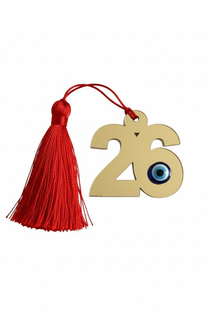 Συμβολικό Γούρι 2026 με Φούντα – Lucky Charm | So Cute by Dimi