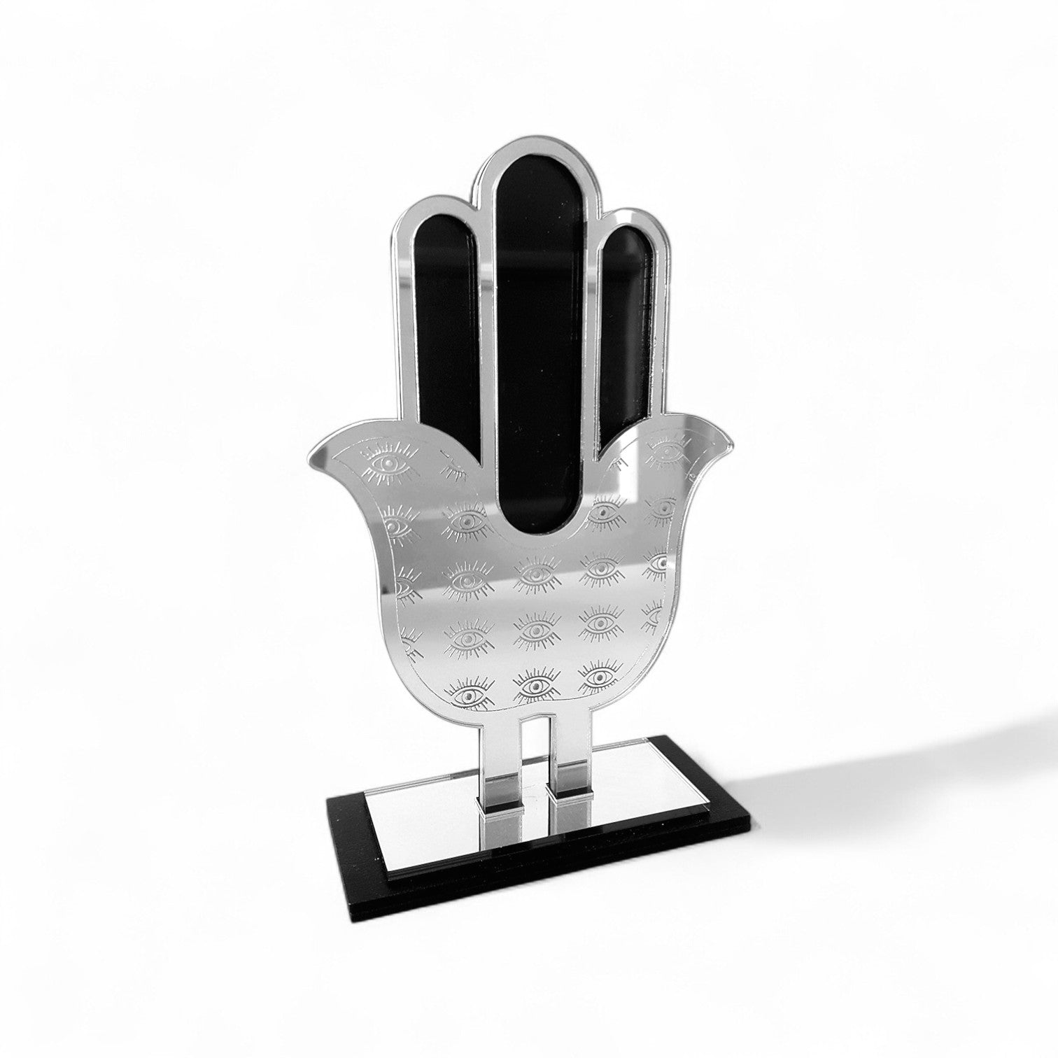 Επιτραπέζιο γούρι χεράκι με χάραξη μάτια - So Cute by Dimi