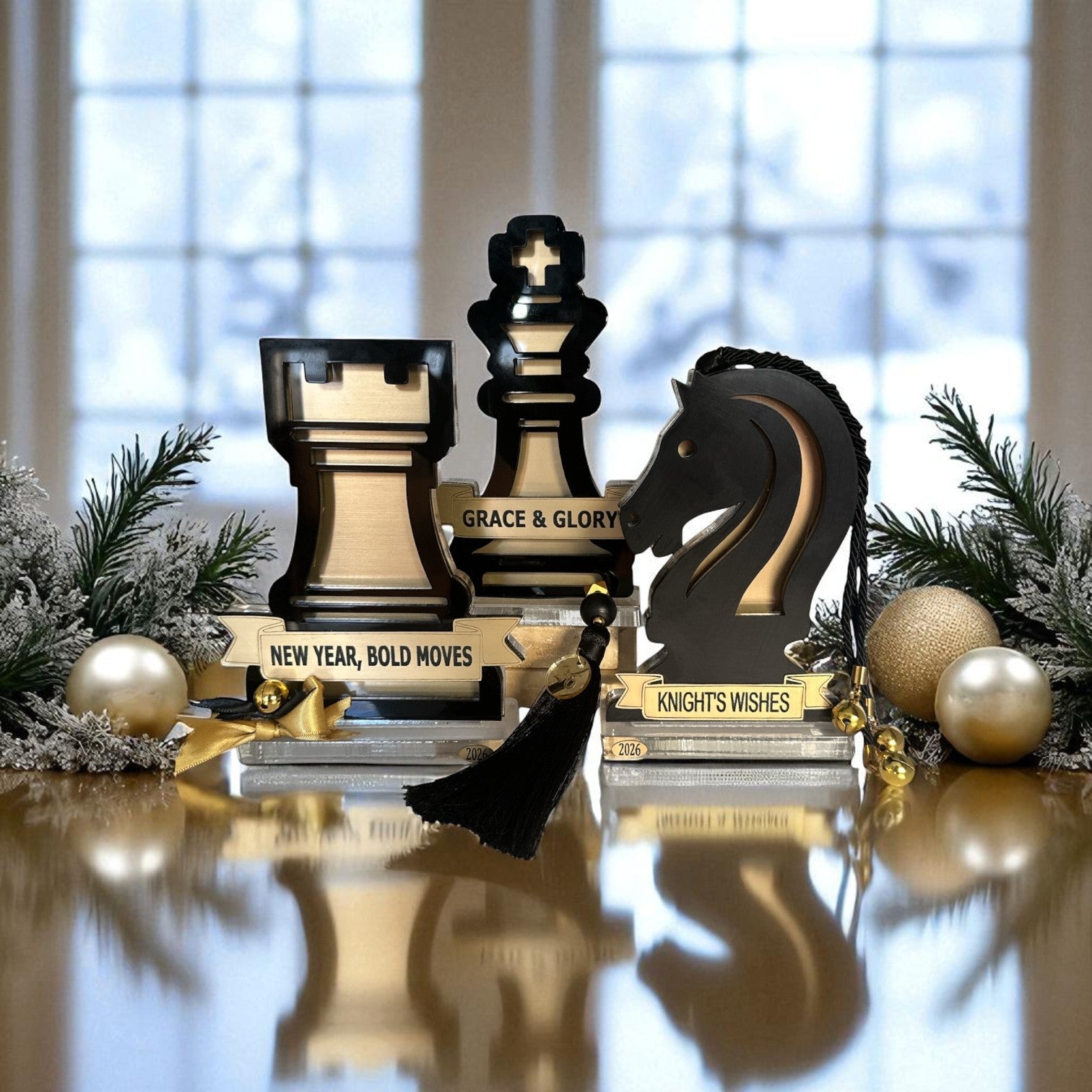 Συλλογή Chess Bold χειροποίητα γούρια 2026- So Cute by Dimi