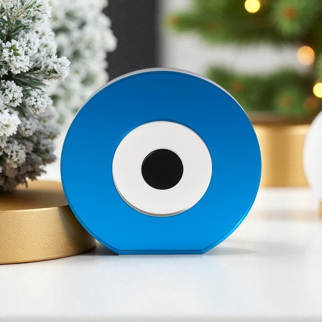 👁️ Χειροποίητο Επιτραπέζιο Μάτι Plexiglass Καθρέφτης – Minimal Γούρι - So Cute by Dimi