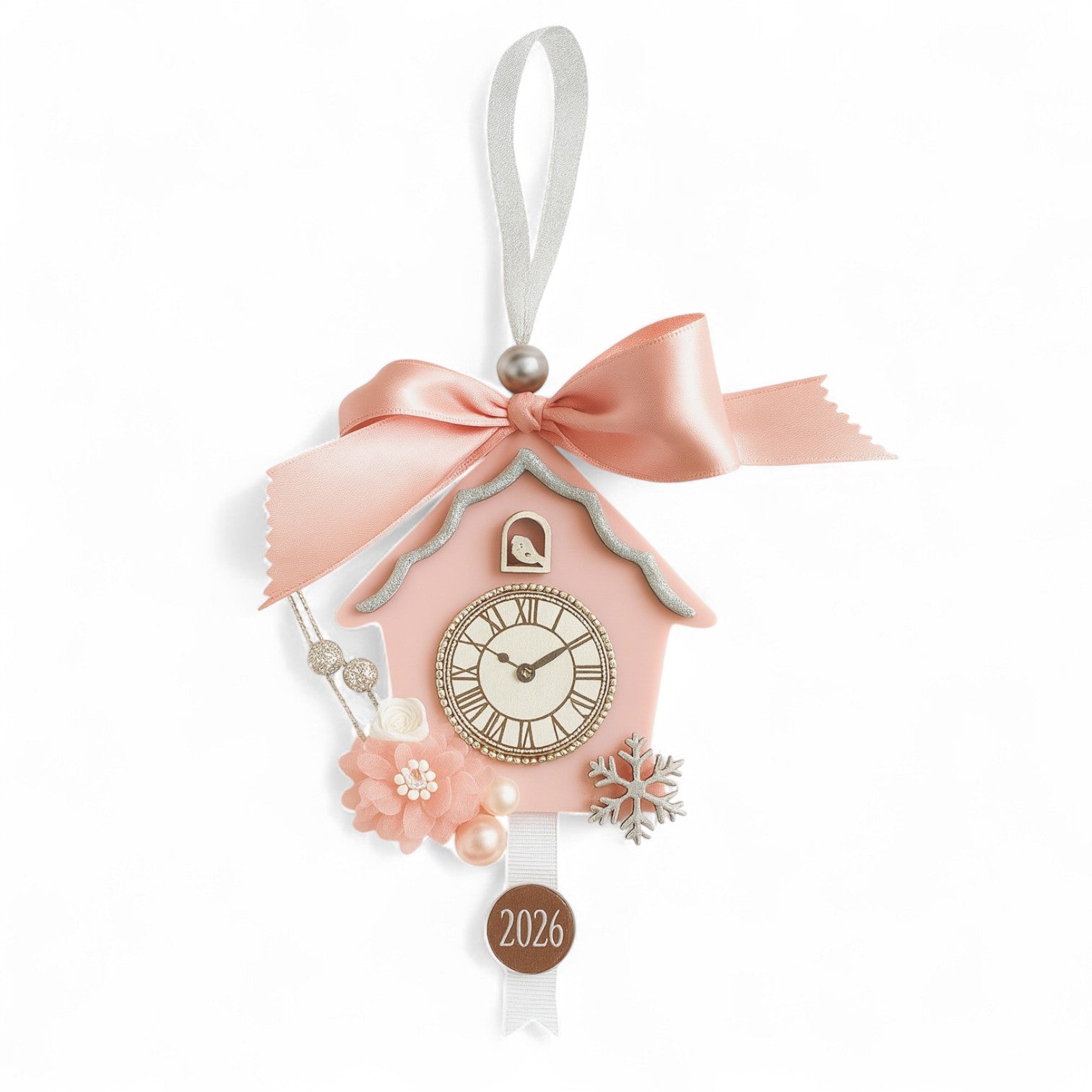 🎀 Fairytale Clock – Κρεμαστό Γούρι Ρολόι | Christmas Fairytale 🦢 Collection - So Cute by Dimi
