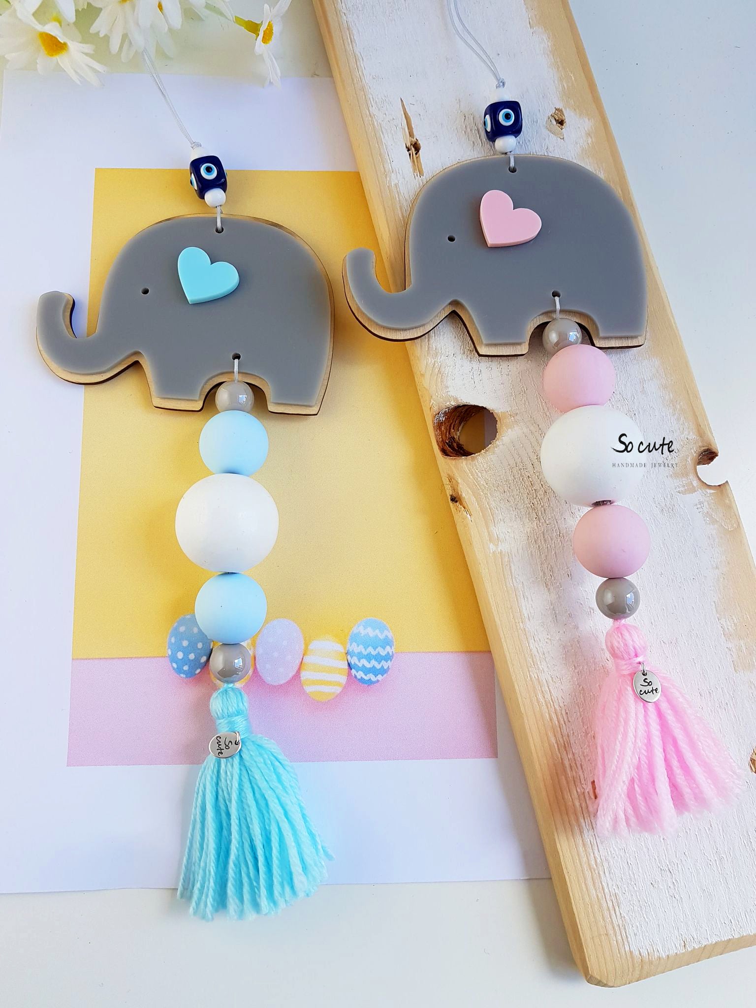 Παιδικό γούρι ελεφαντάκι - So Cute by Dimi