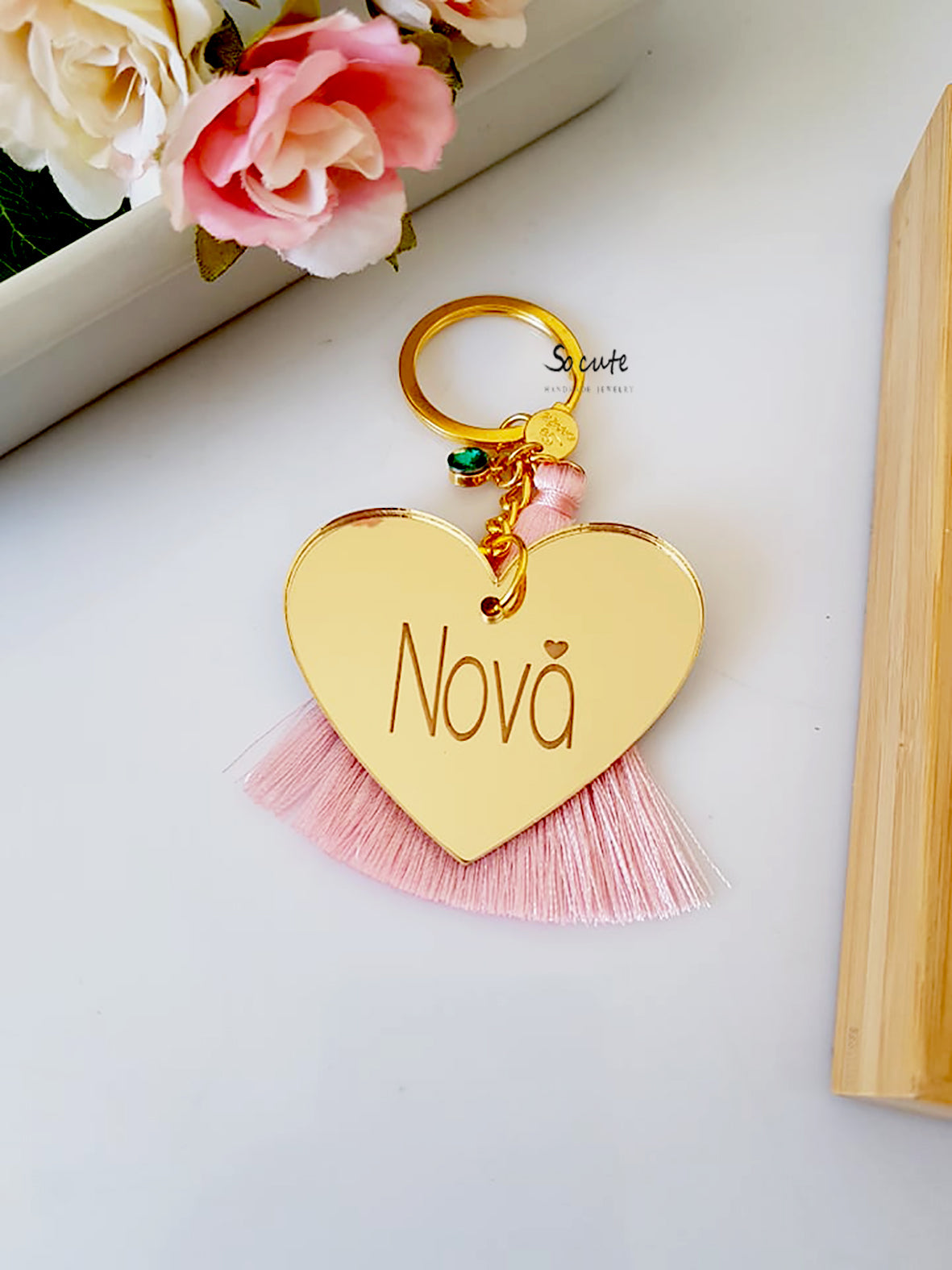 Μπρελόκ Νονά καρδιά - So Cute by Dimi