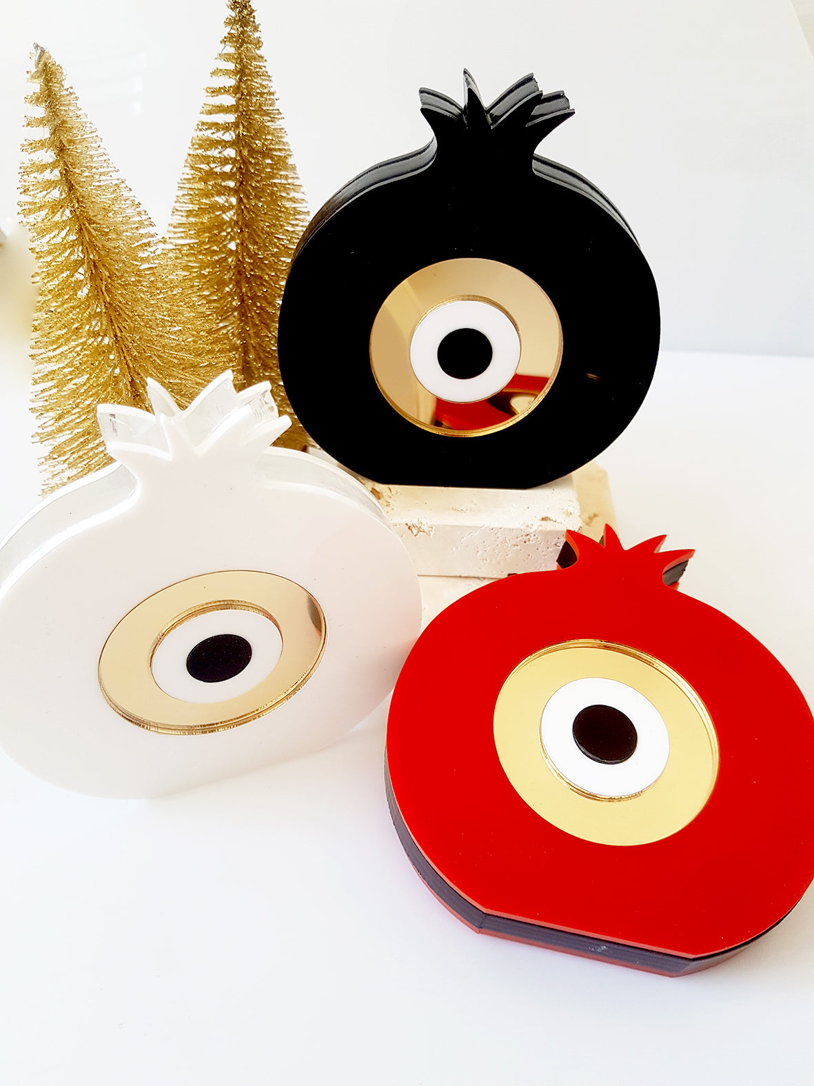 Επιτραπέζιο γούρι Ρόδι με μάτι - So Cute by Dimi