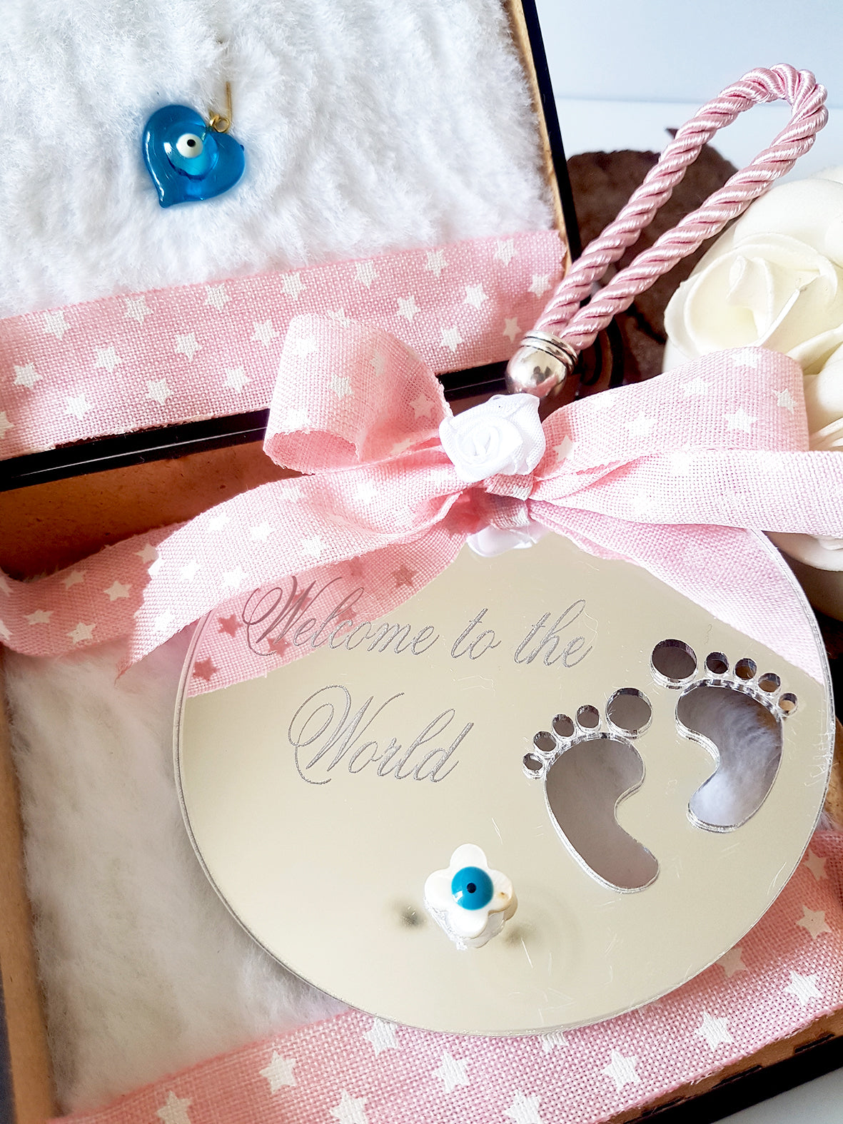 Γούρι νεογέννητου "Welcome to the world" - So Cute by Dimi