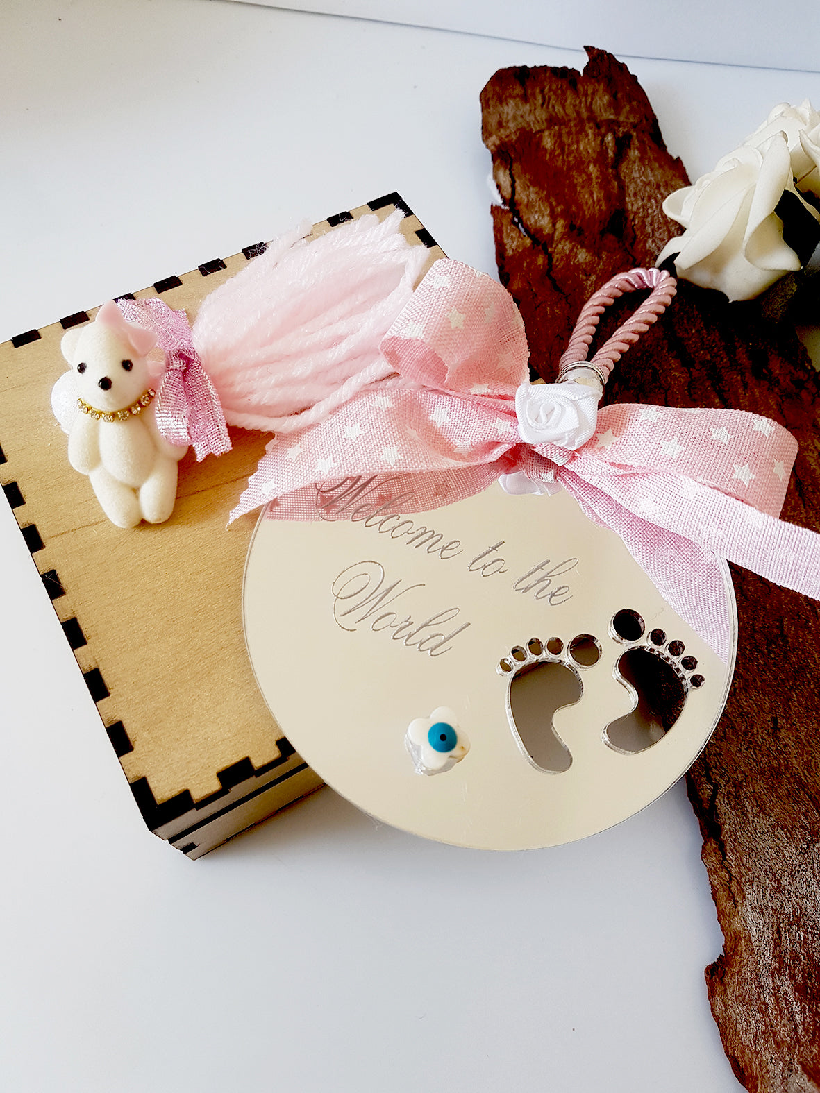 Γούρι νεογέννητου "Welcome to the world" - So Cute by Dimi