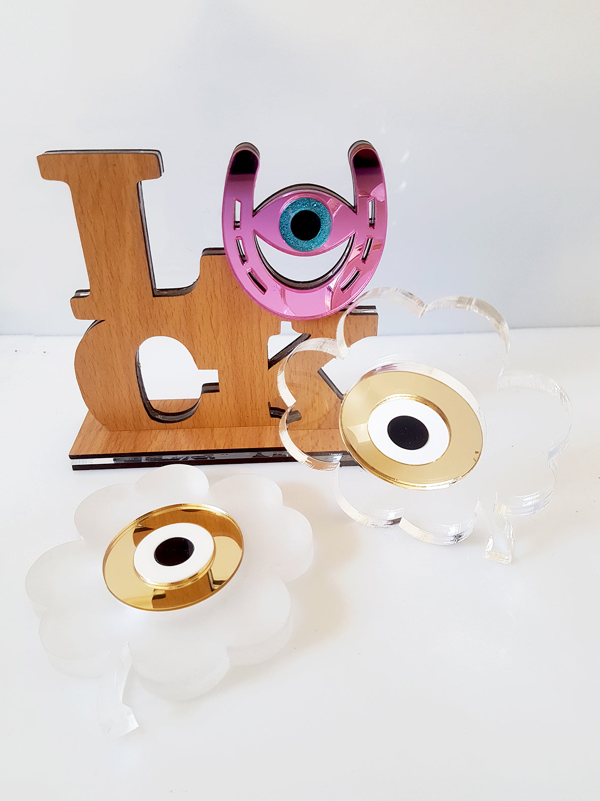 Γούρι επιτραπέζιο Luck με πέταλο - So Cute by Dimi