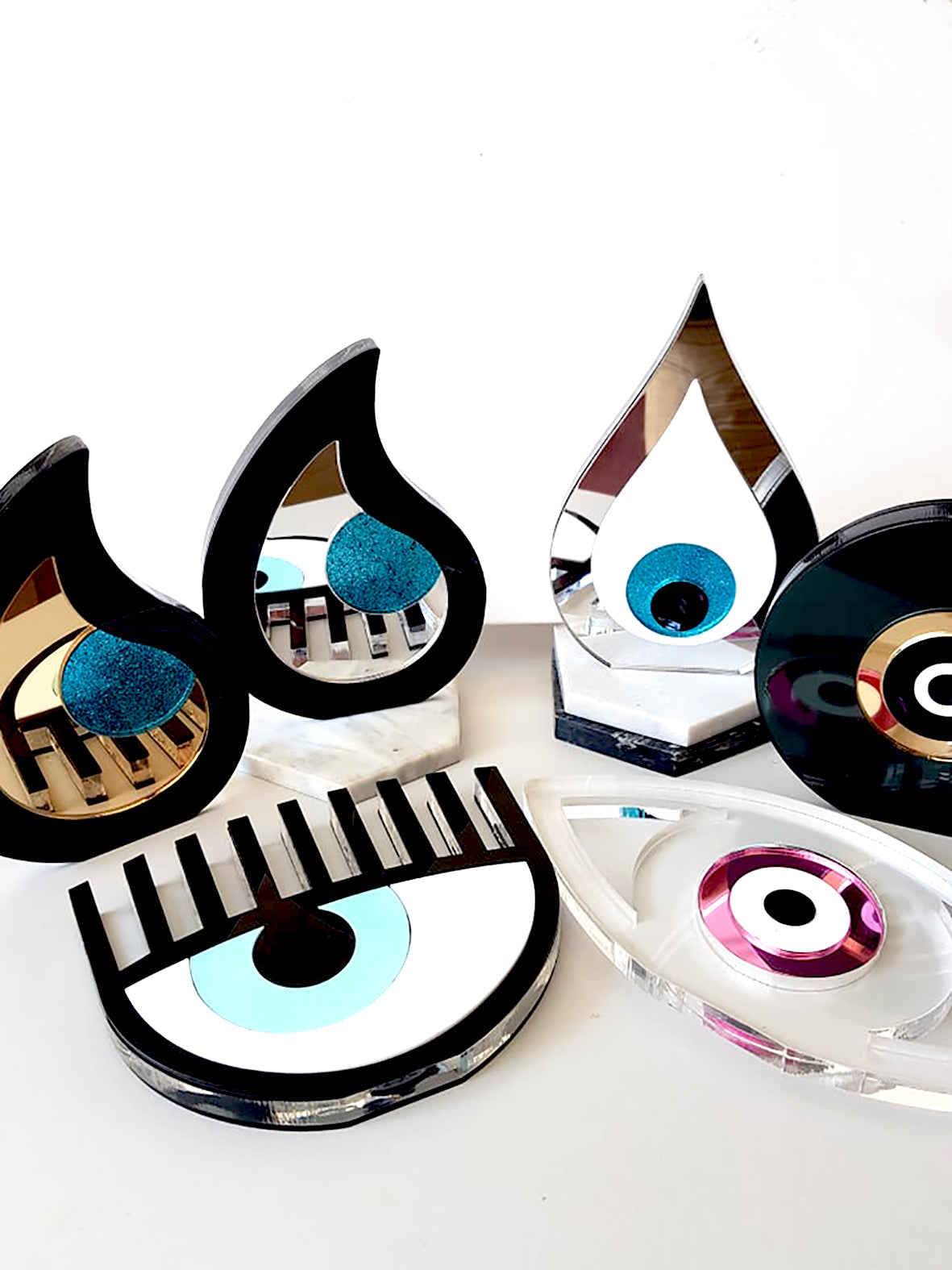 Επιτραπέζιο γούρι μάτι με βλέφαρα - So Cute by Dimi