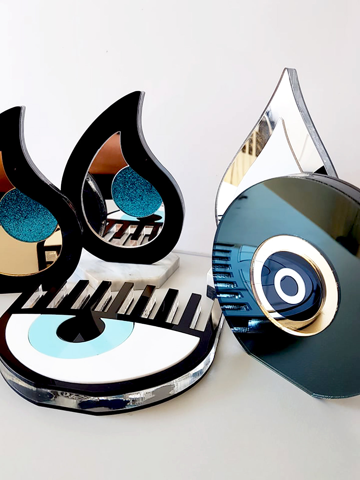 Επιτραπέζιο γούρι μάτι με βλέφαρα - So Cute by Dimi