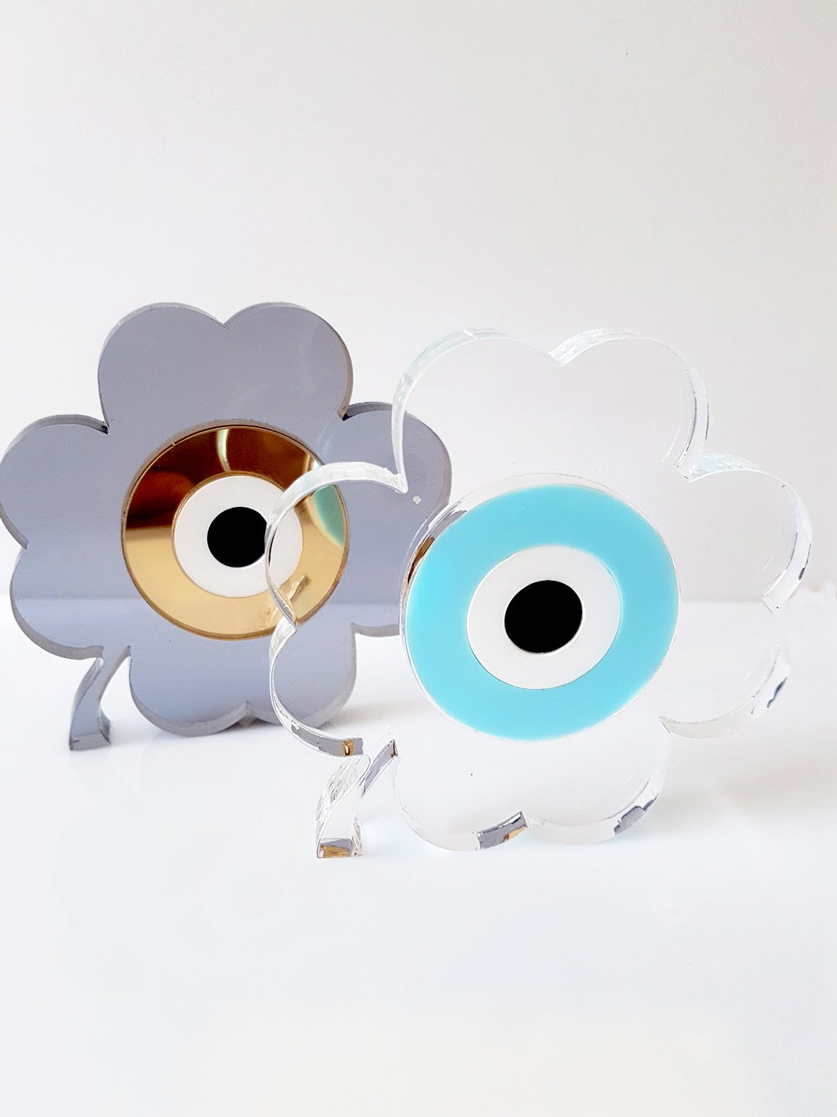 Γούρι επιτραπέζιο τριφύλλι με μάτι - So Cute by Dimi