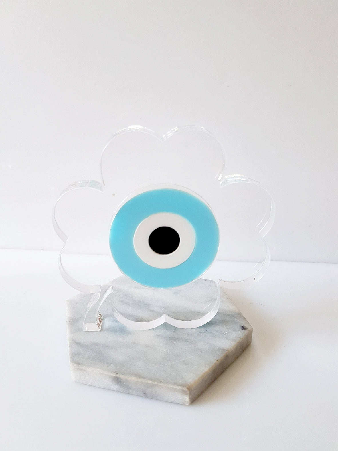 Γούρι επιτραπέζιο τριφύλλι με μάτι - So Cute by Dimi