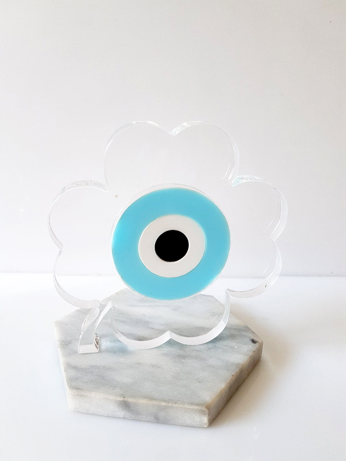 Γούρι επιτραπέζιο τριφύλλι με μάτι - So Cute by Dimi