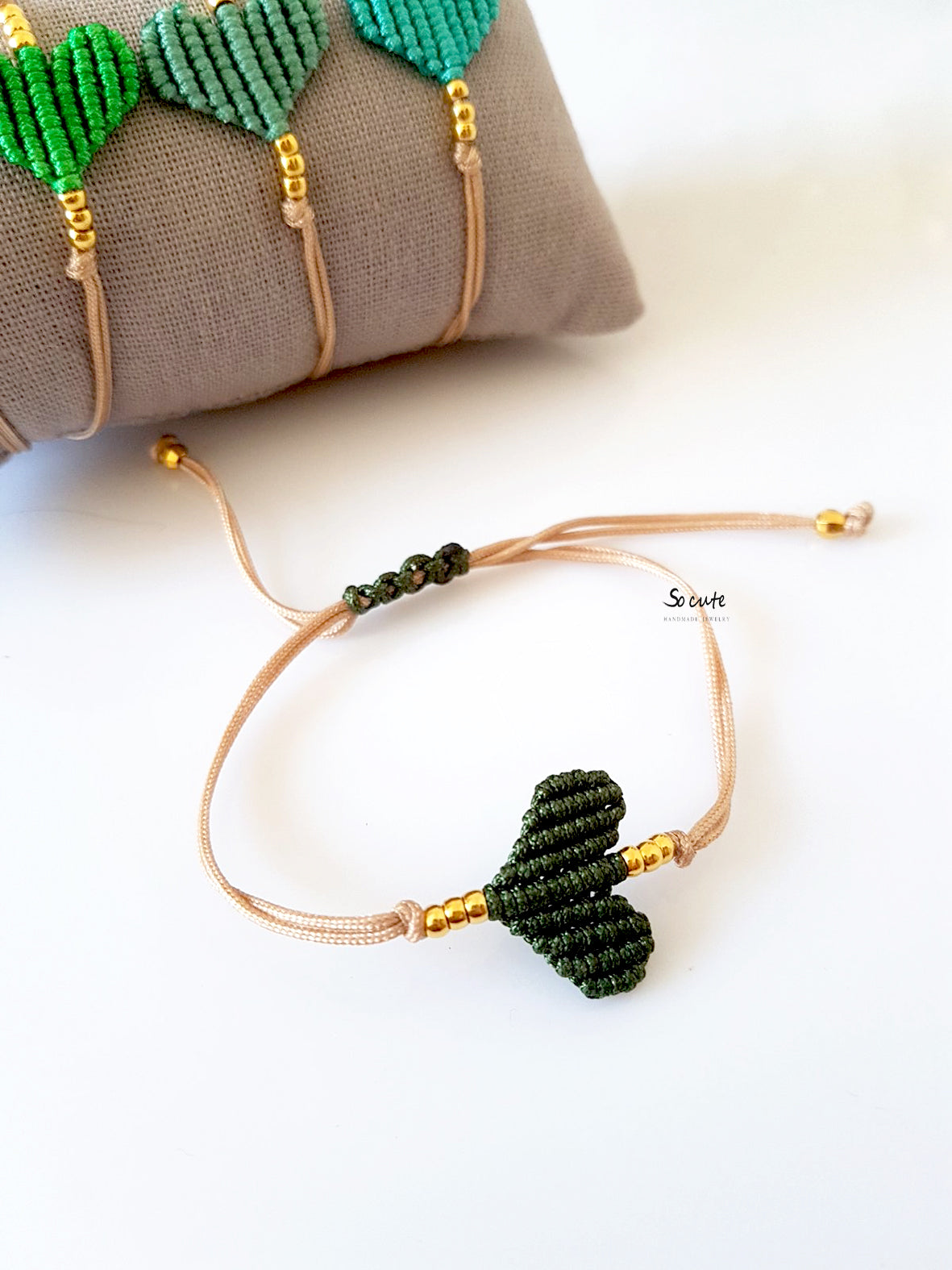 Παιδικό βραχιόλι πλεκτή καρδιά - So Cute by Dimi