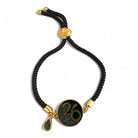 Χειροποίητο βραχιόλι γούρι 2026 με επιχρυσωμένο μοτίφ και charm σταγόνα γκλίτερ – So Cute by Dimi