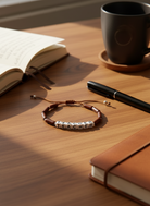 Ανδρικό βραχιόλι Teacher με σωληνάκια πέτρας – So Cute by Dimi