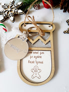 Γούρι μπρελόκ σε καδράκι, με αφιέρωση για τον Νονό - So Cute by Dimi