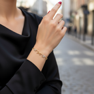 ⚡🚚 Βραχιόλι “Bowtiful” με Μοτίφ Φιόγκου & Ζιργκόν - So Cute by Dimi