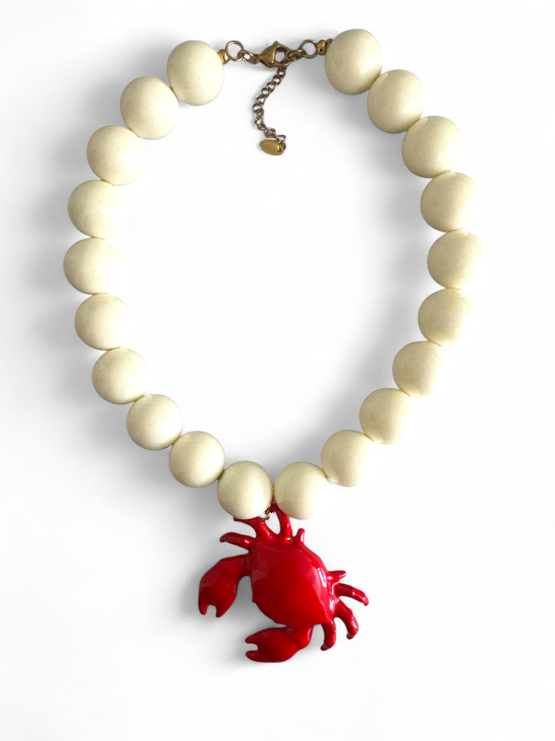 🦀 Red Crab – Statement Κολιέ - So Cute by Dimi