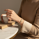 Gold crystal rosette bracelet με premium δέσιμο και micro-crystals – So Cute by Dimi