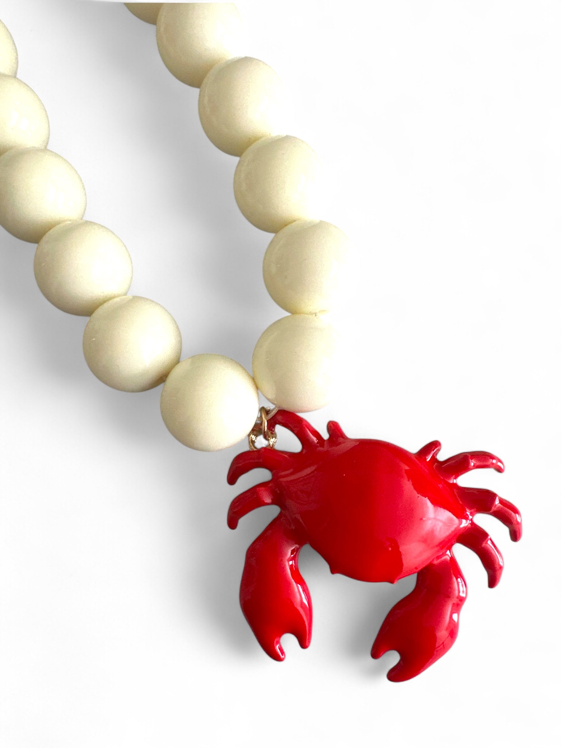 🦀 Red Crab – Statement Κολιέ - So Cute by Dimi