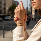 ⚡🚚 Βραχιόλι “Folded Heart” από Ατσάλι - So Cute by Dimi