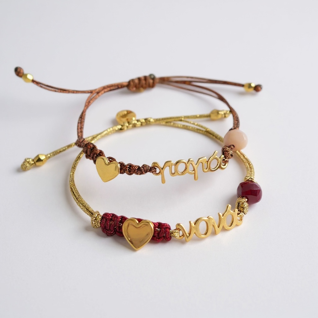 Βραχιόλι γιαγιά  με καρδιά - So Cute by Dimi