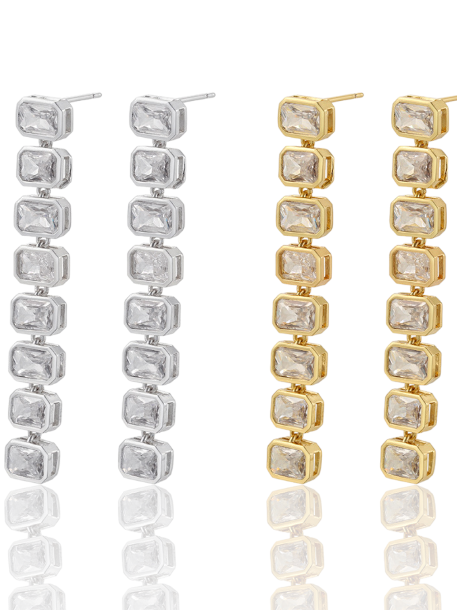 Diamond Drop Earrings - So Cute by Dimi