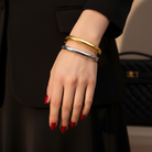 Βραχιόλι “Oval Sleek” από Ατσάλι - So Cute by Dimi